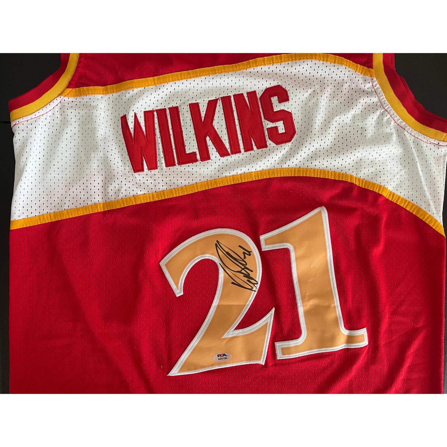 Dominique Wilkins Signed Atlanta Hawks Jersey PSA/DNA