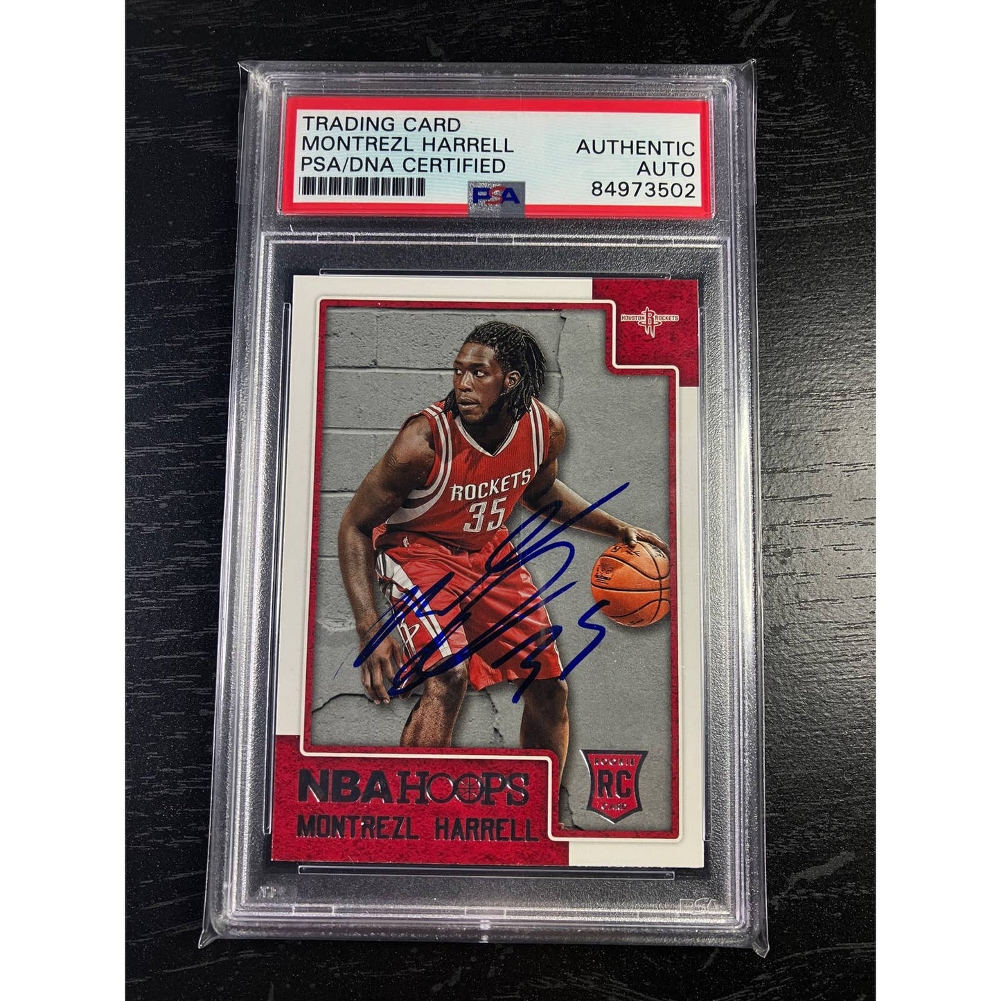 2015-16 Panini NBA Hoops Montrezl Harrell Signed Rookie Rockets RC Auto PSA/DNA