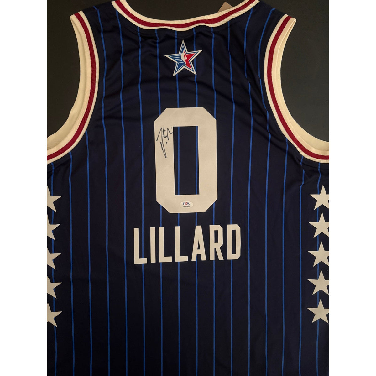 Damian Lillard Signed 2024 NBA All-Star Jersey PSA/DNA