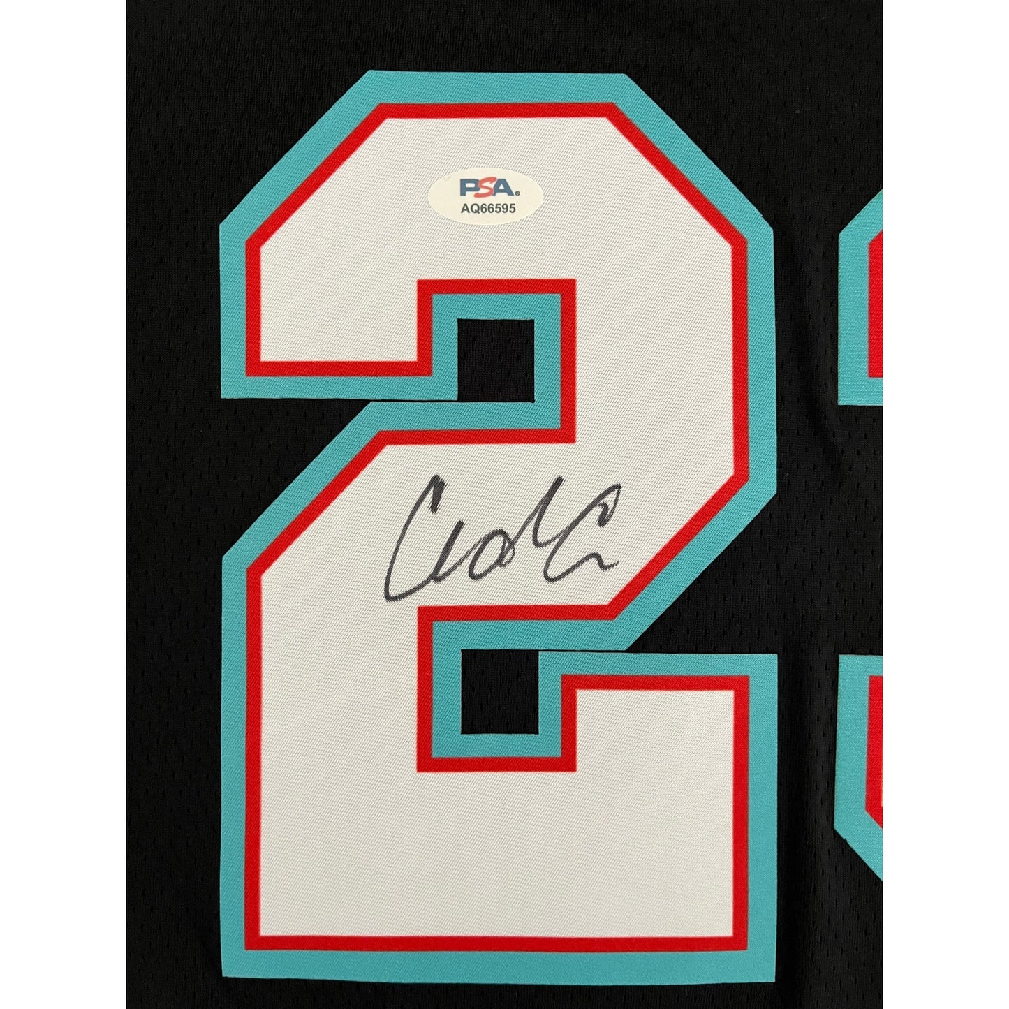 Cedric Coward Signed Memphis Grizzlies Jersey PSA/DNA