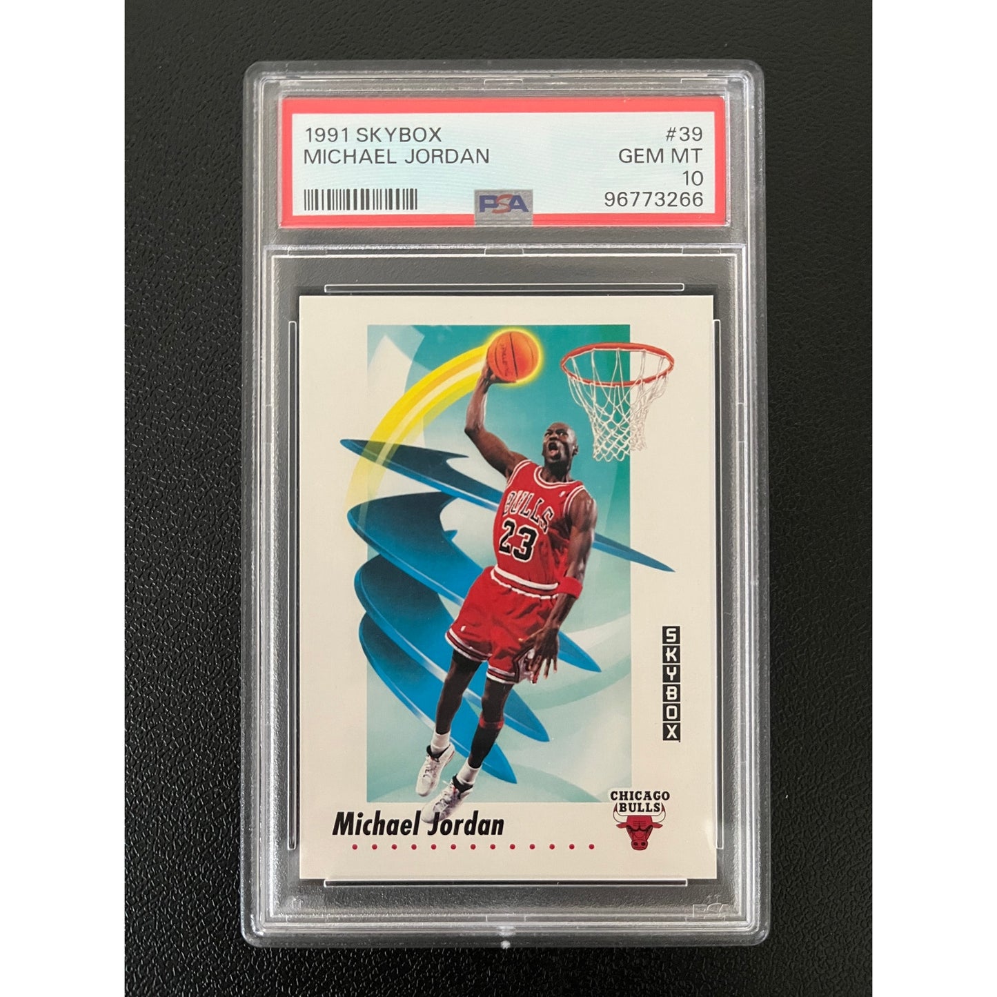 1991-92 Skybox #39 Michael Jordan PSA 10 GEM MINT