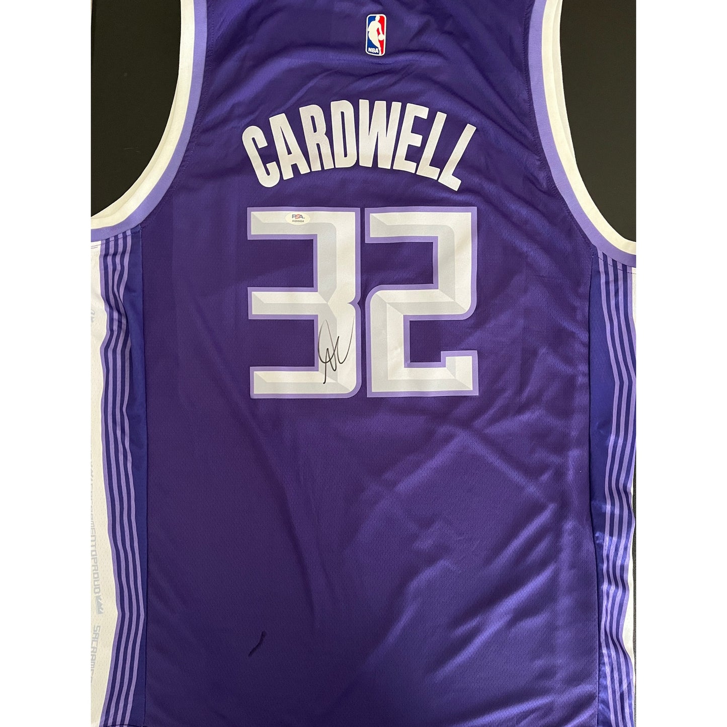 Dylan Cardwell Signed Sacramento Kings City Edition Jersey PSA/DNA