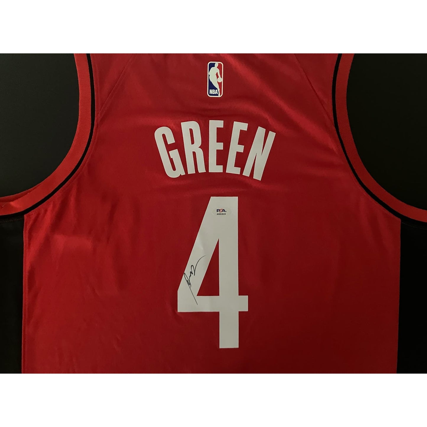 Jalen Green Signed Houston Rockets Jersey PSA/DNA