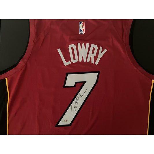 Kyle Lowry Signed Miami Heat Jersey PSA/DNA