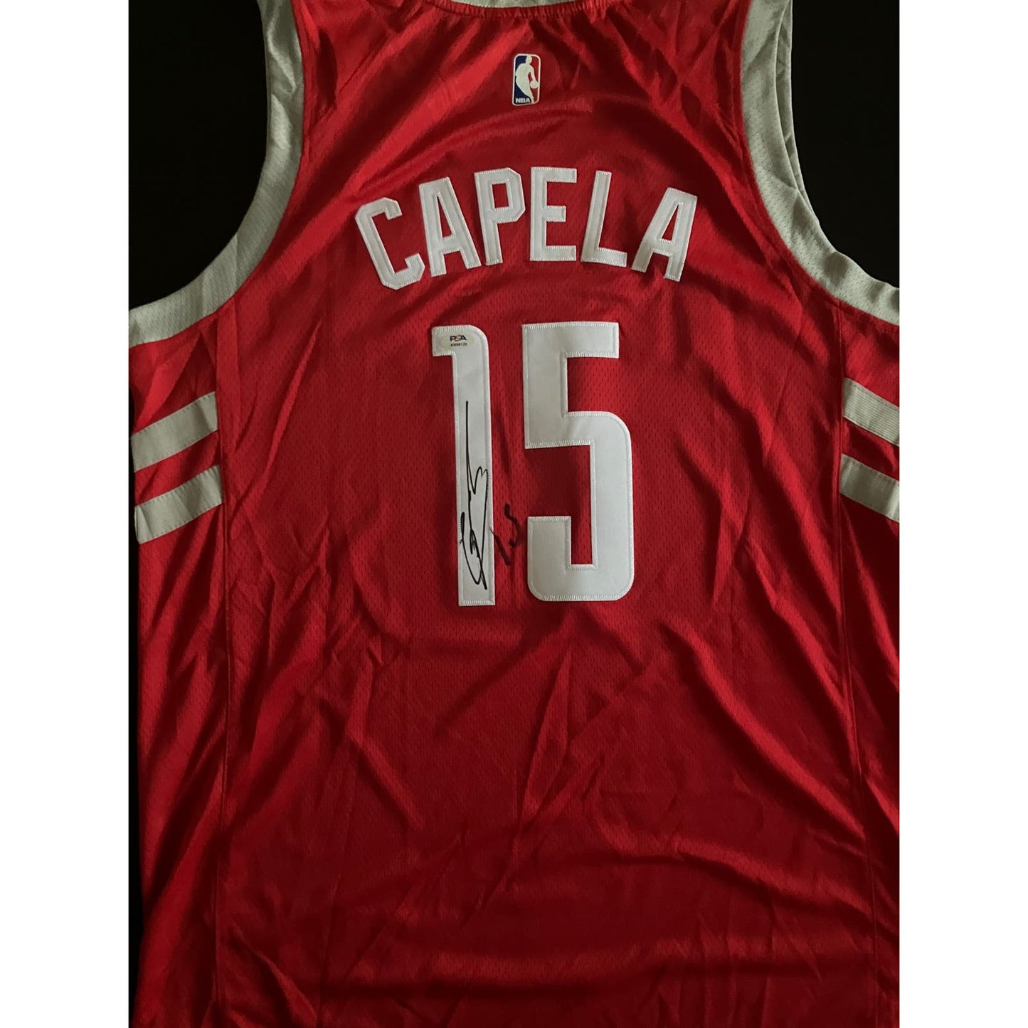 Clint Capela Signed Houston Rockets Jersey PSA/DNA COA