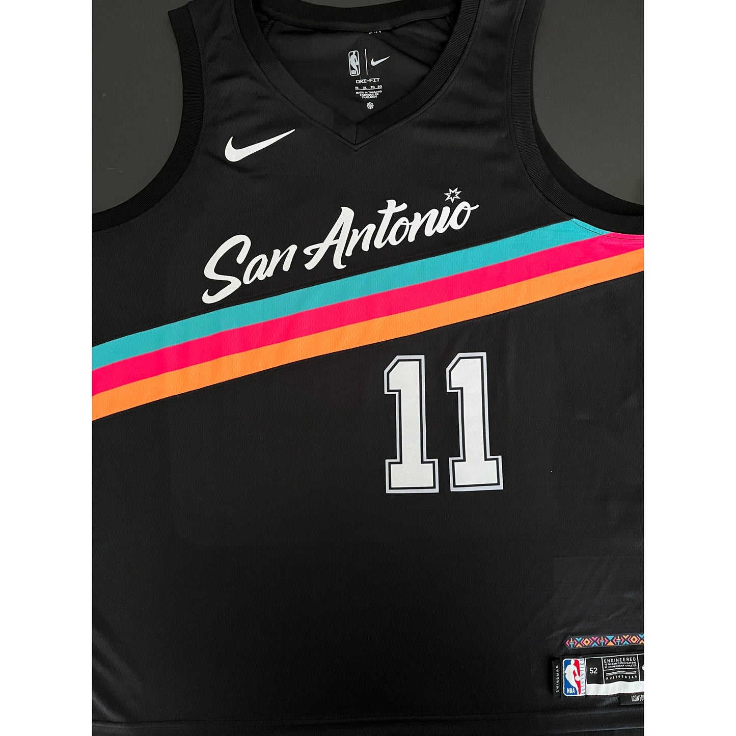 Carter Bryant Signed San Antonio Spurs Jersey PSA/DNA