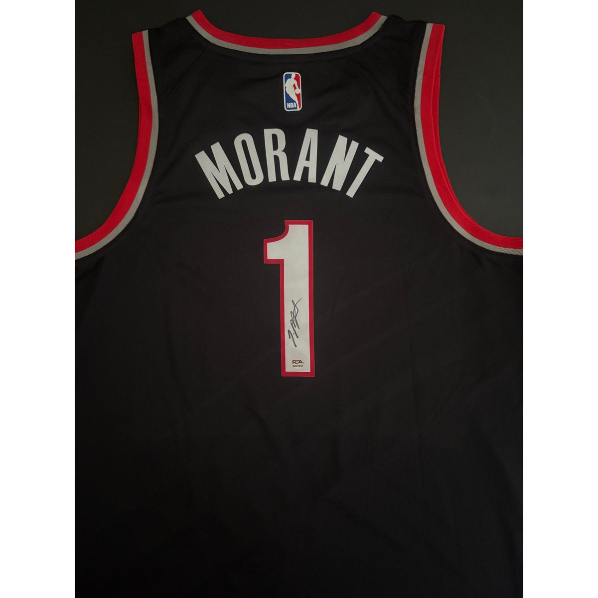 Ja Morant Signed Portland Trail Blazers Jersey PSA/DNA
