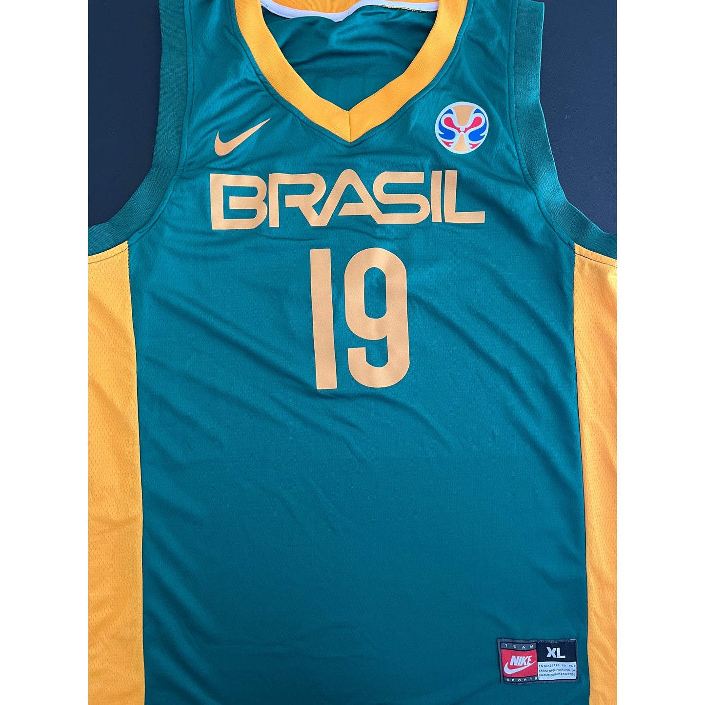 Leandro Barbosa Signed Brazil National Team Jersey PSA/DNA