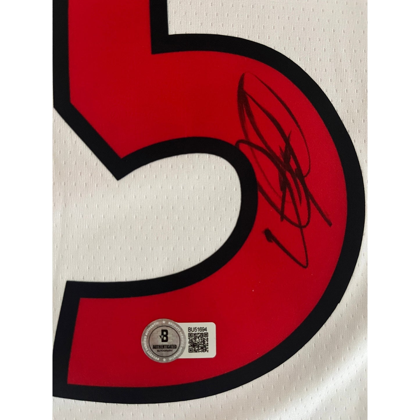 Immanuel Quickley Signed Toronto Raptors Jersey BAS Beckett COA