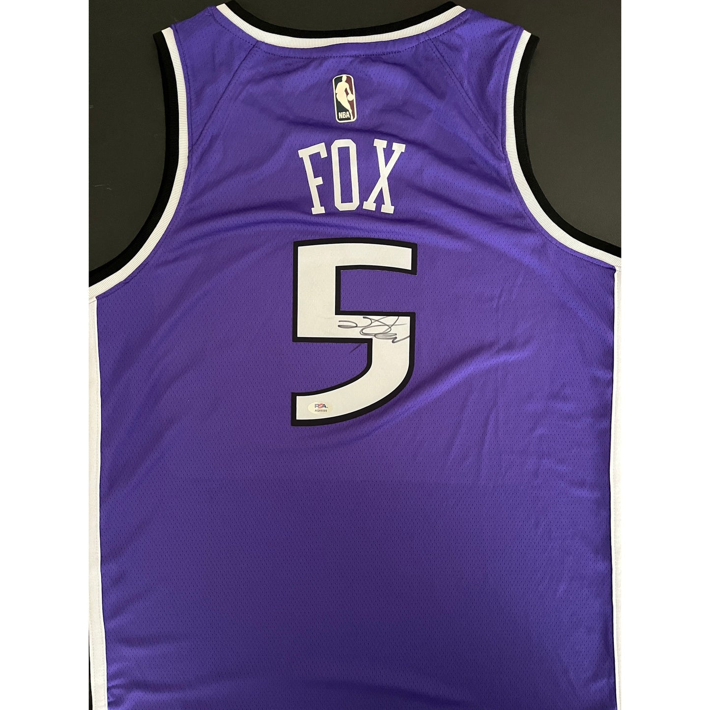 De'Aaron Fox Signed Sacramento Kings Classic Edition Jersey PSA/DNA