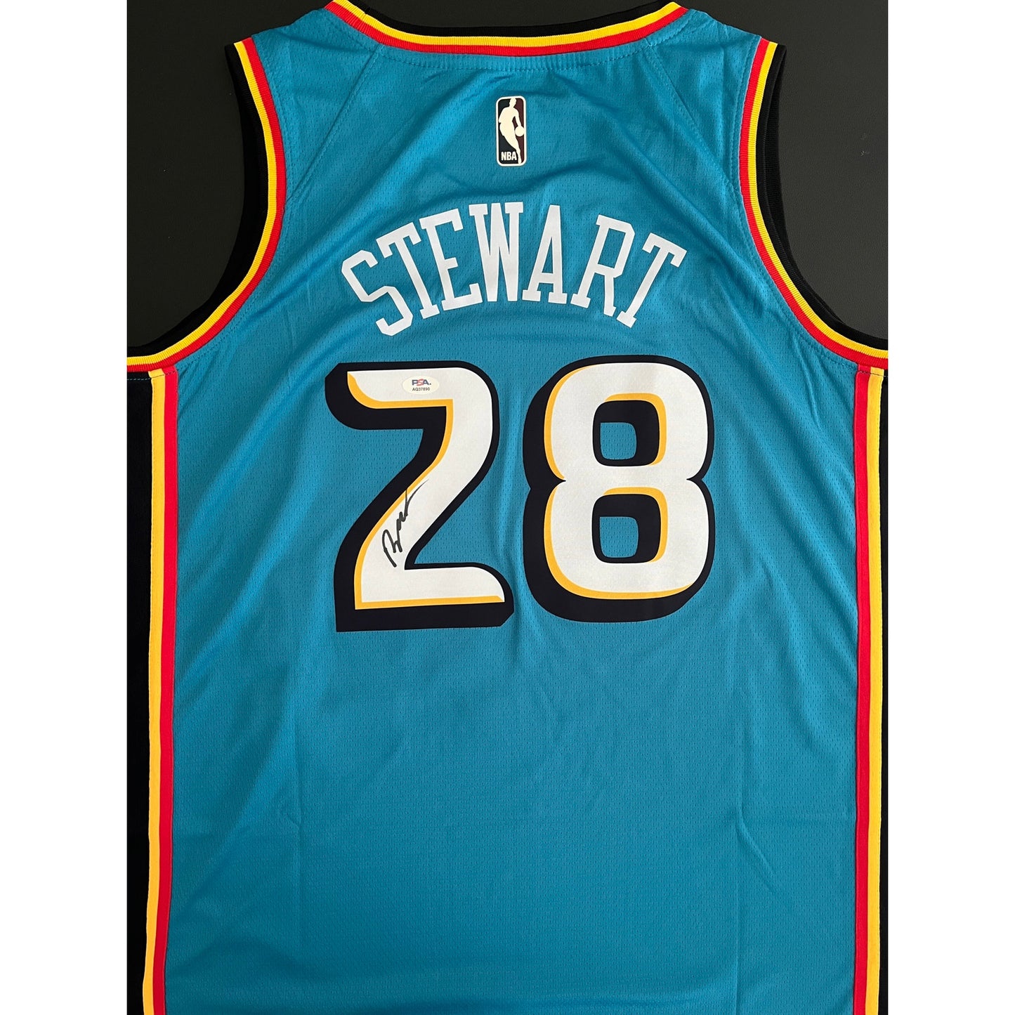 Isaiah Stewart Signed Detroit Pistons Jersey PSA/DNA