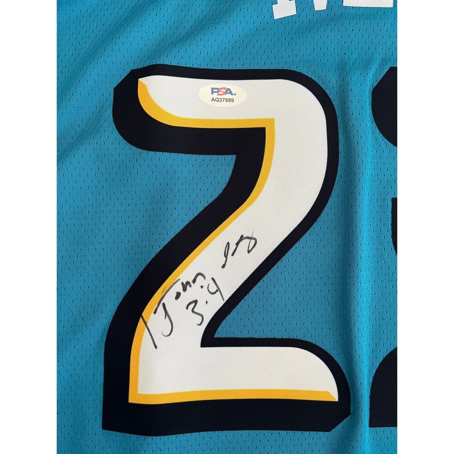 Jaden Ivey Signed Detroit Pistons Jersey 'John 3:4' Inscription PSA/DNA