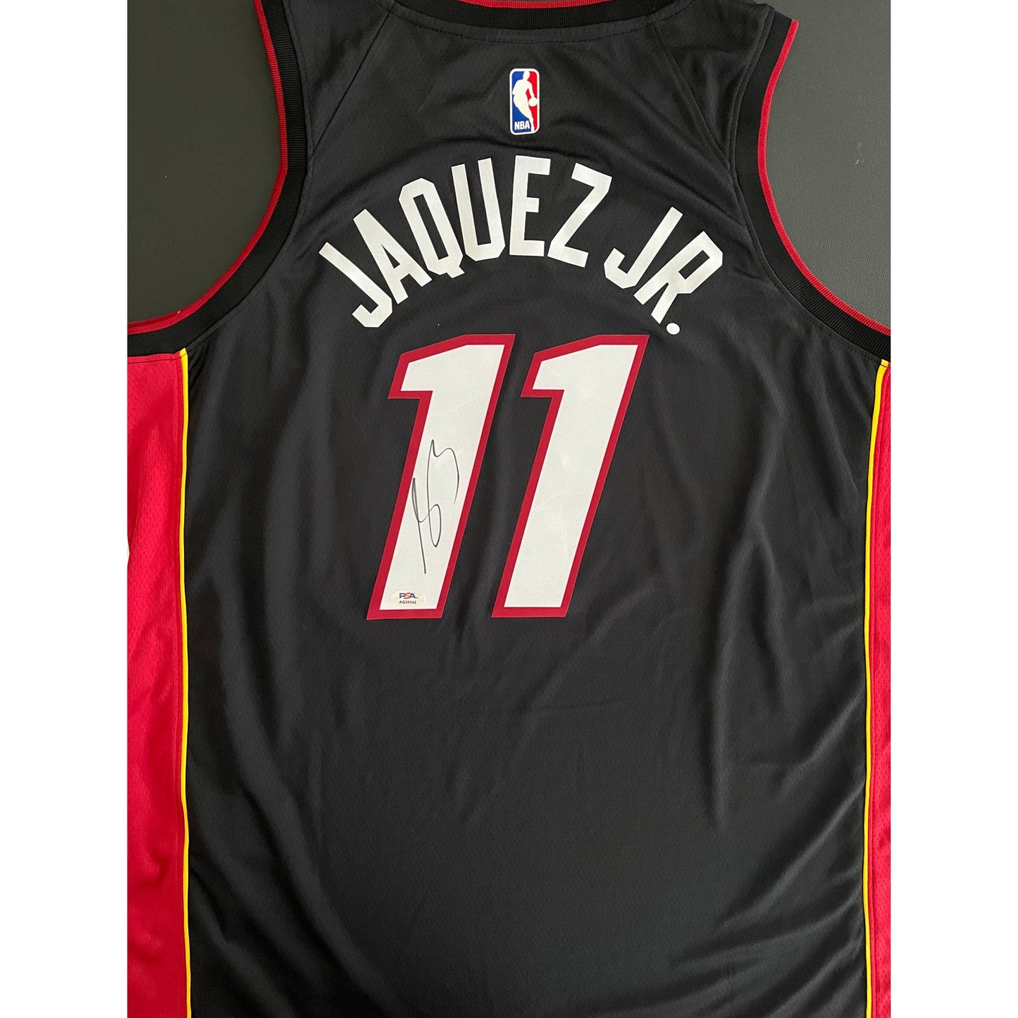 Jaime Jaquez Jr. Signed Miami Heat Jersey PSA/DNA