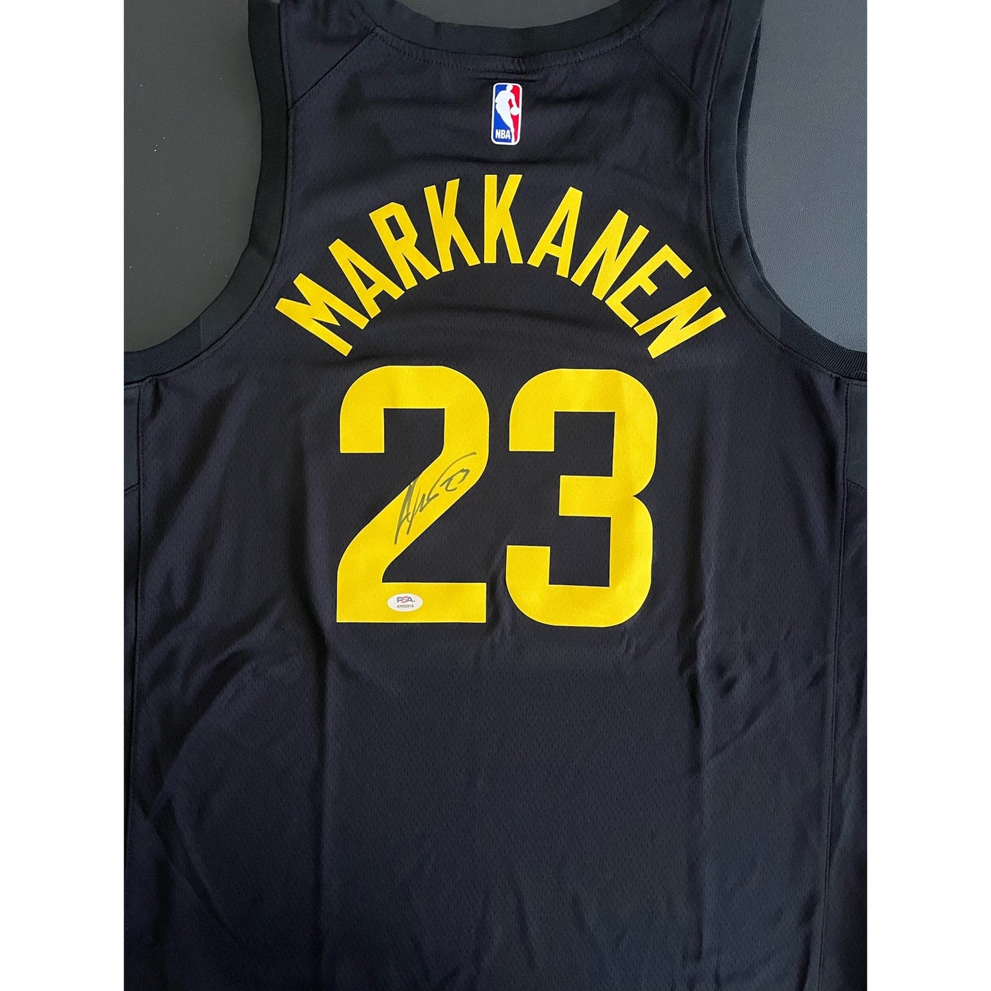 Lauri Markkanen Signed Utah Jazz Jersey PSA/DNA