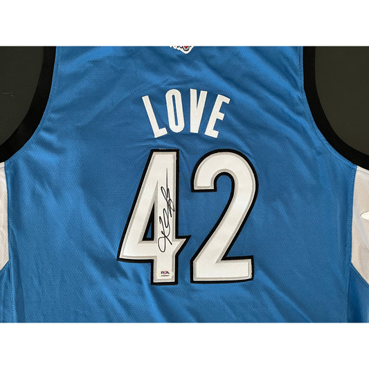 Kevin Love Signed Minnesota Timberwolves Jersey PSA/DNA