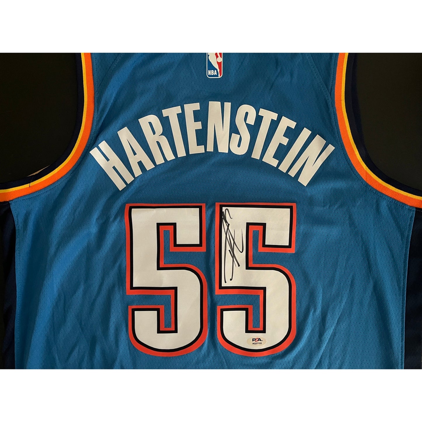 Isaiah Hartenstein Signed Oklahoma City Thunder Jersey PSA/DNA