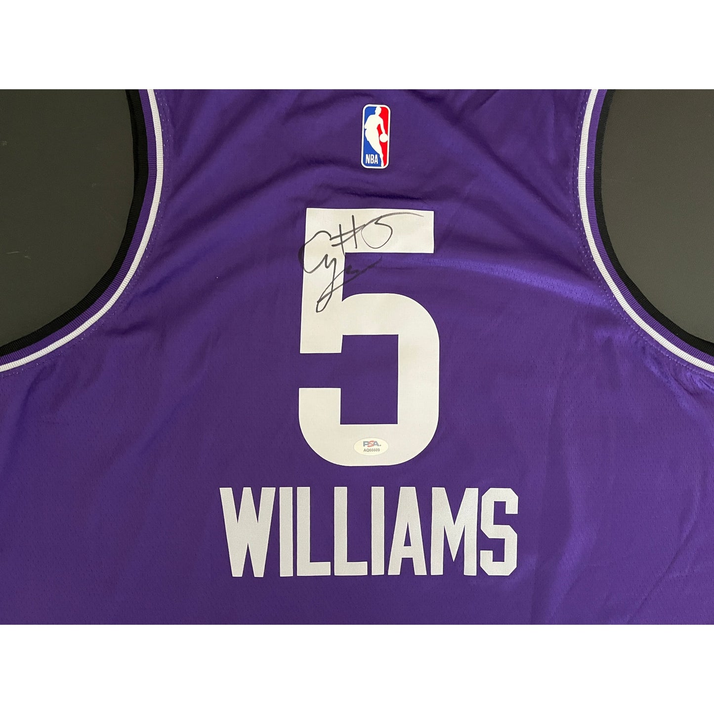 Cody Williams Signed Utah Jazz Jersey PSA/DNA
