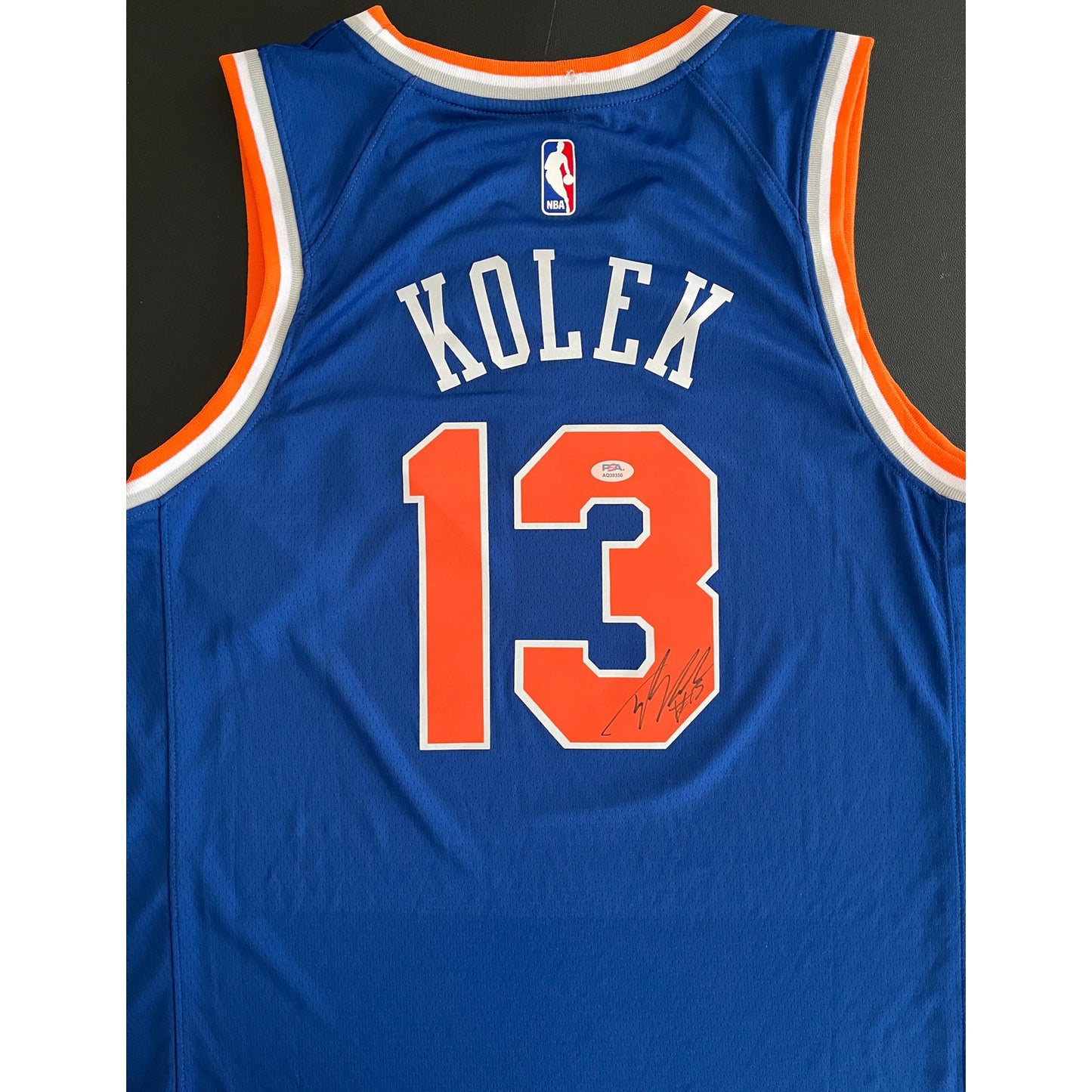 Tyler Kolek Signed New York Knicks Jersey PSA/DNA