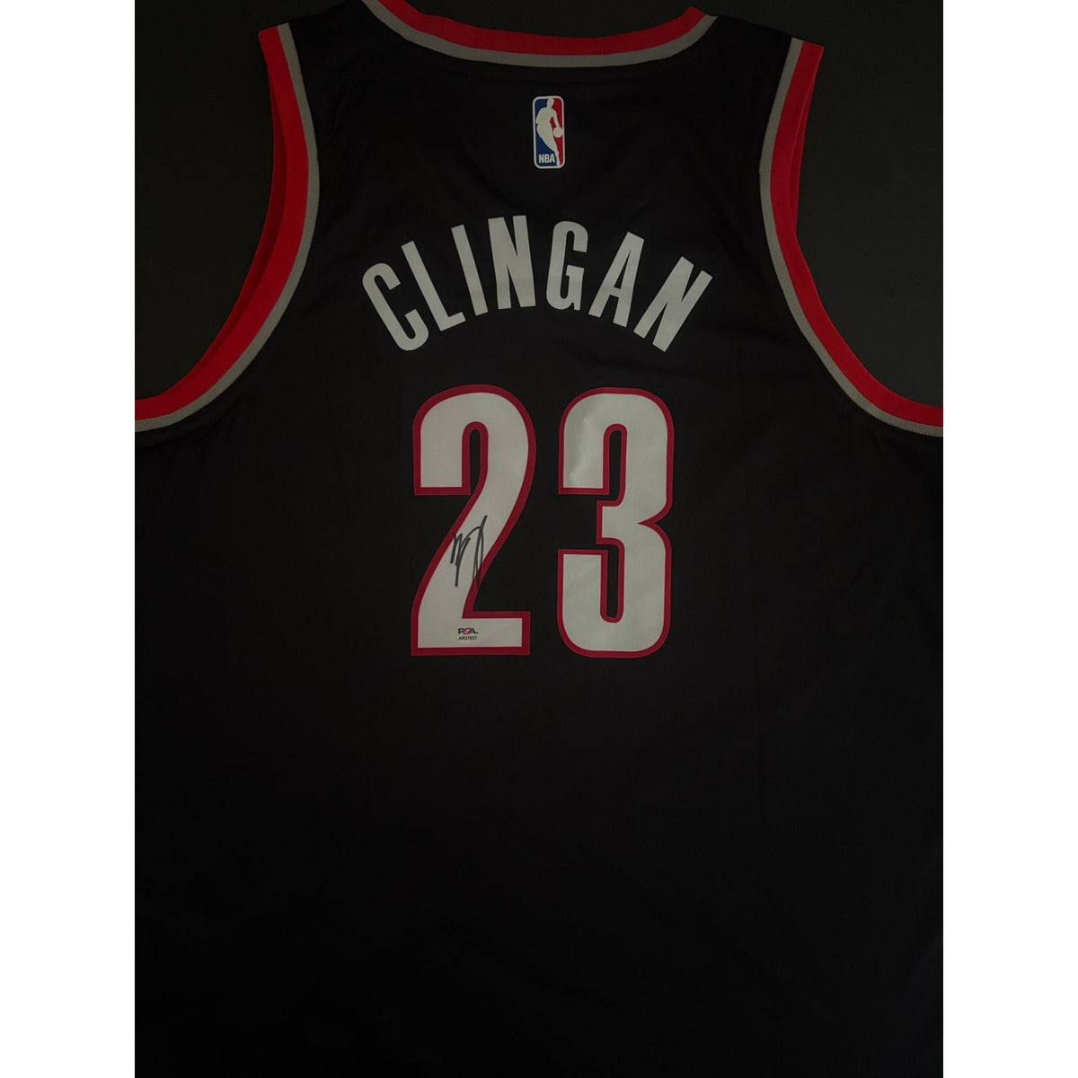 Donovan Clingan Signed Portland Trail Blazers Jersey PSA/DNA