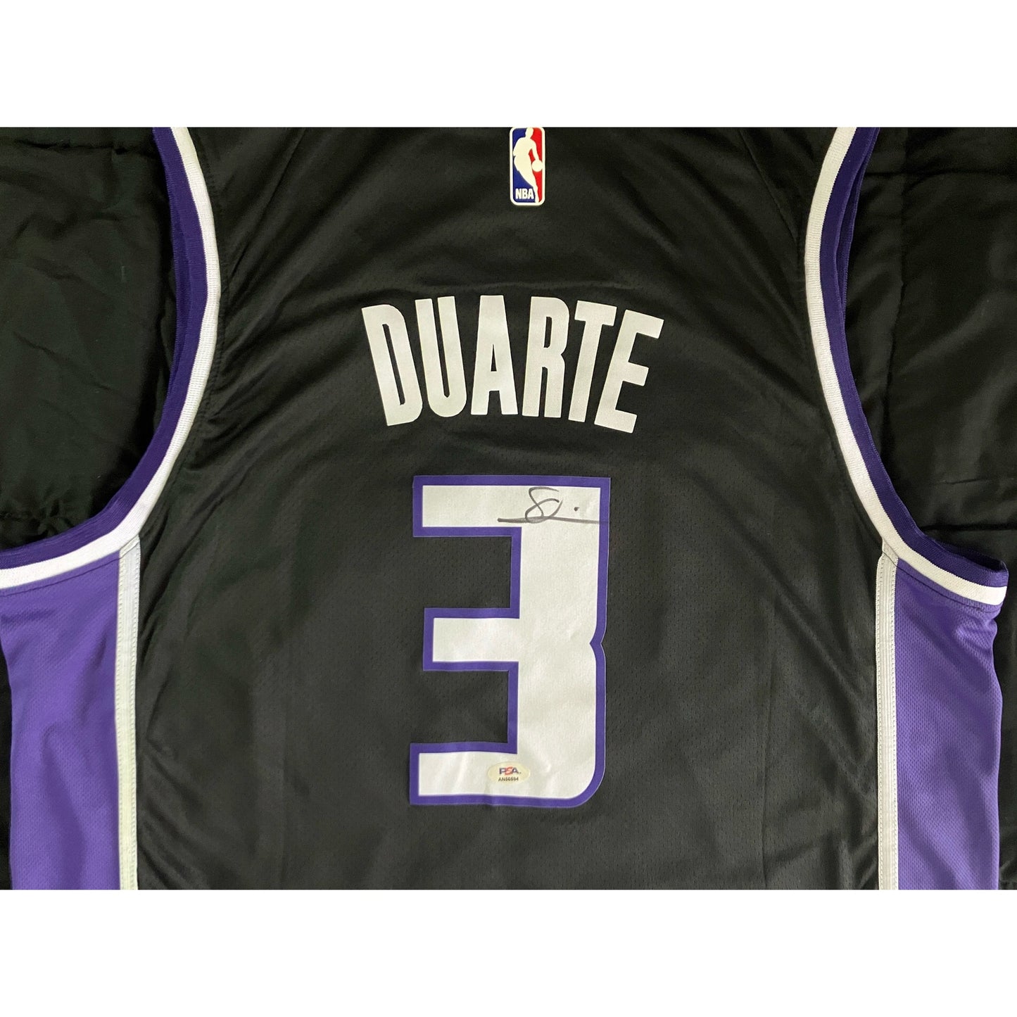 Chris Duarte Signed Sacramento Kings Jersey PSA/DNA COA