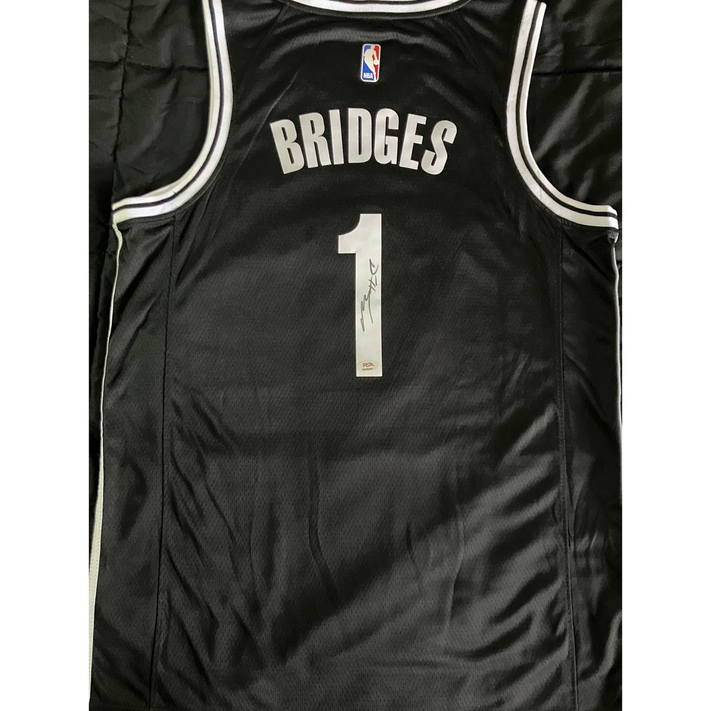 Mikal Bridges Signed Brooklyn Nets Jersey PSA/DNA COA