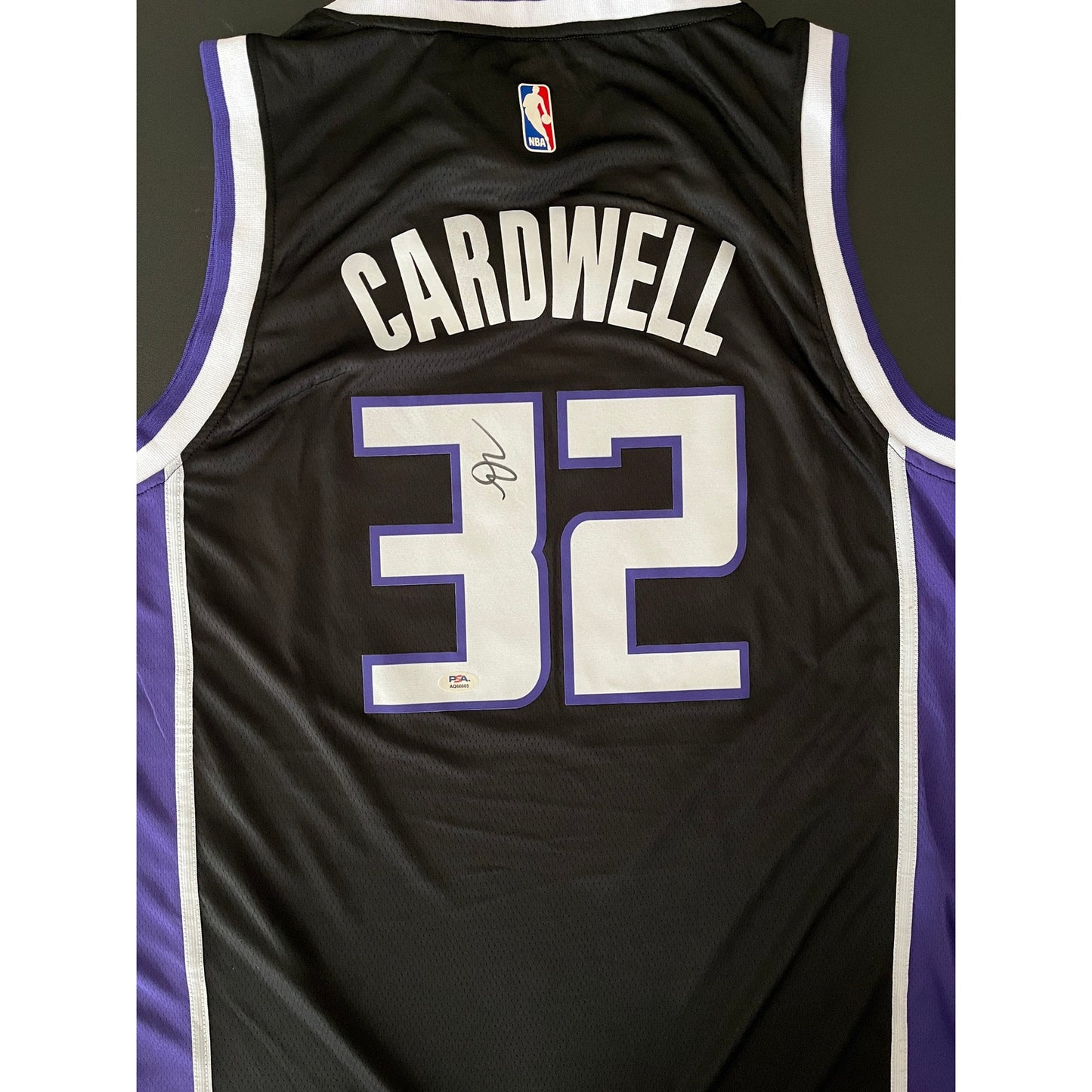 Dylan Cardwell Signed Sacramento Kings Jersey PSA/DNA