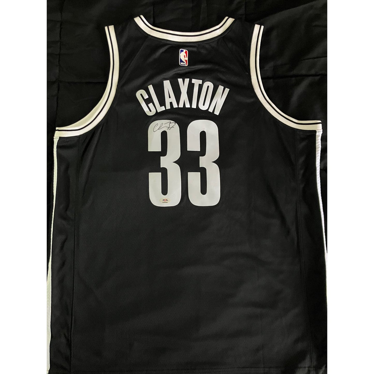 Nicolas Nic Claxton Signed Brooklyn Nets Jersey PSA/DNA COA