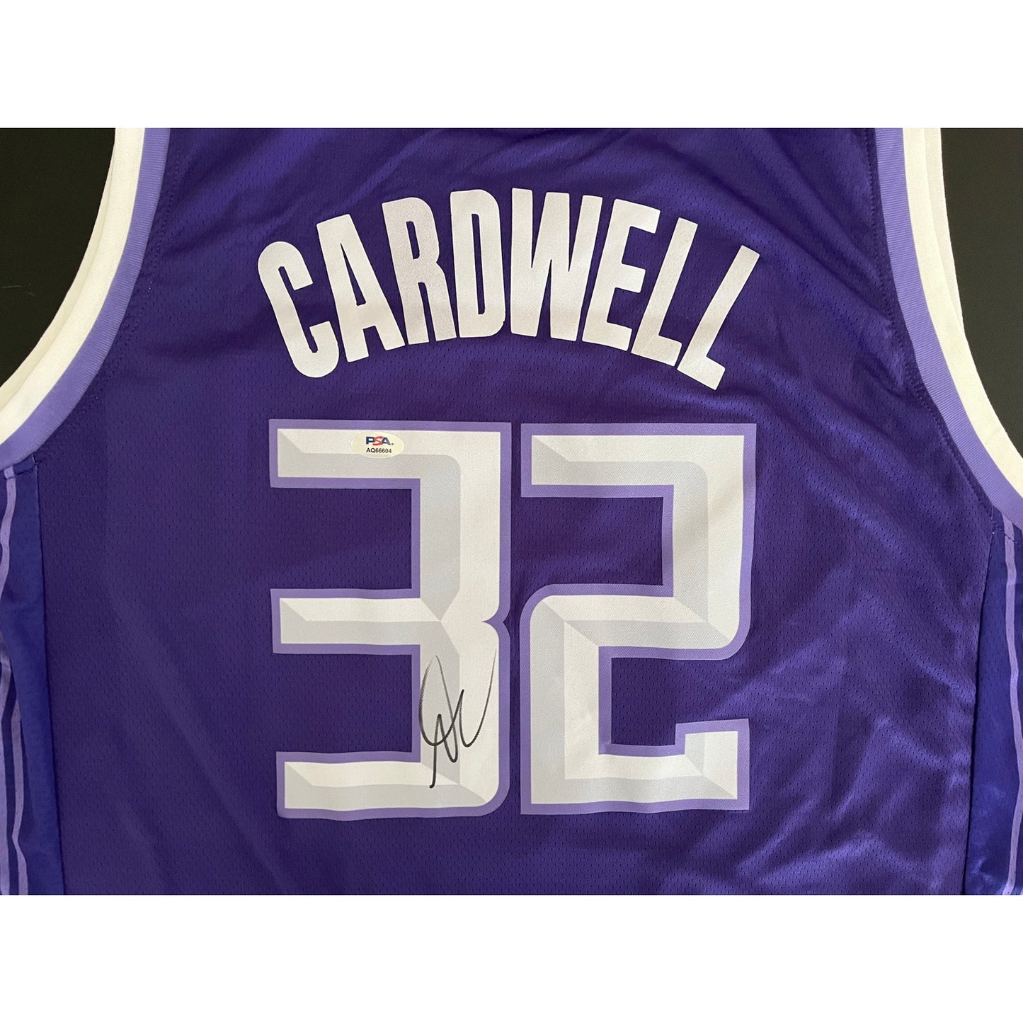 Dylan Cardwell Signed Sacramento Kings City Edition Jersey PSA/DNA