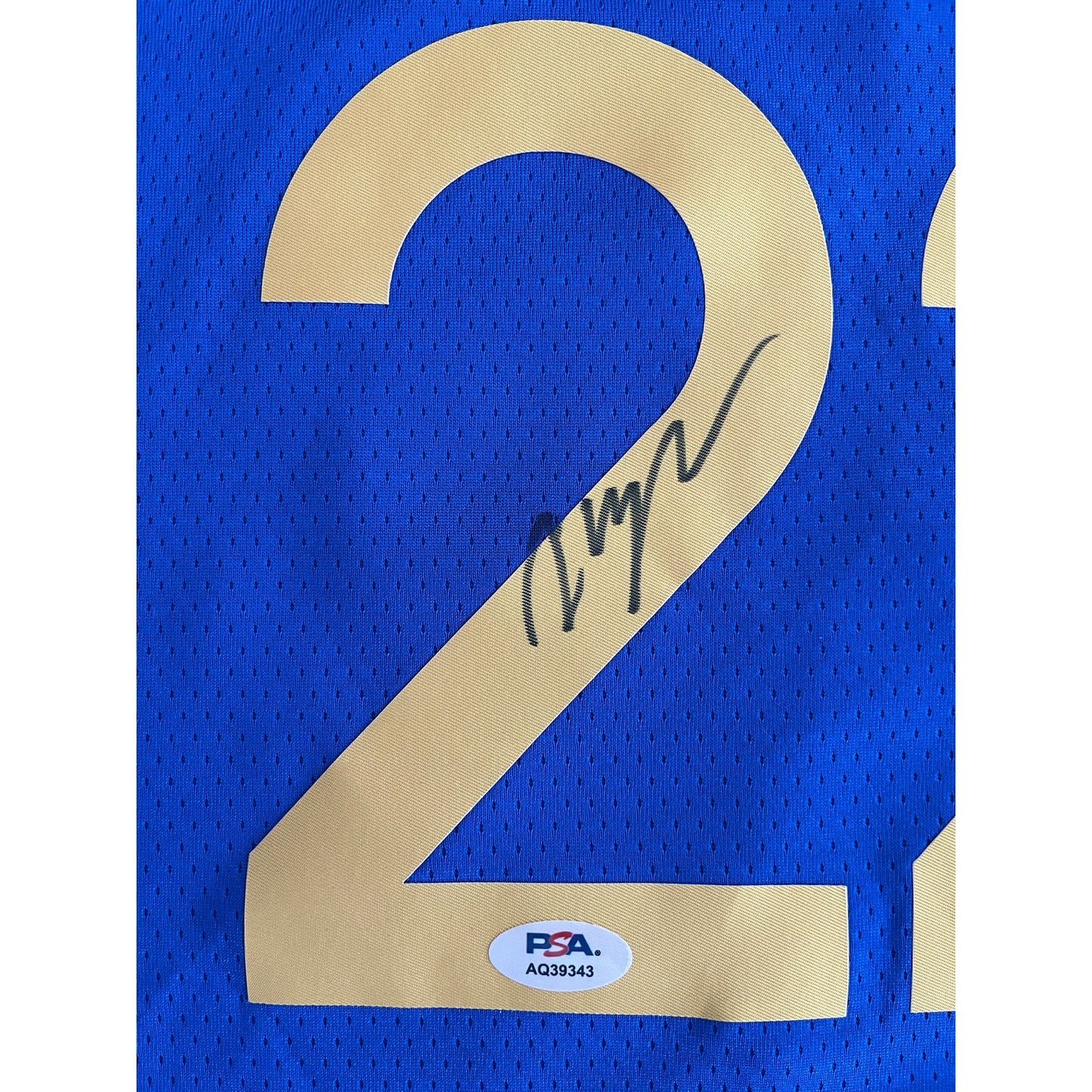 Andrew Wiggins Signed Golden State Warriors Jersey PSA/DNA