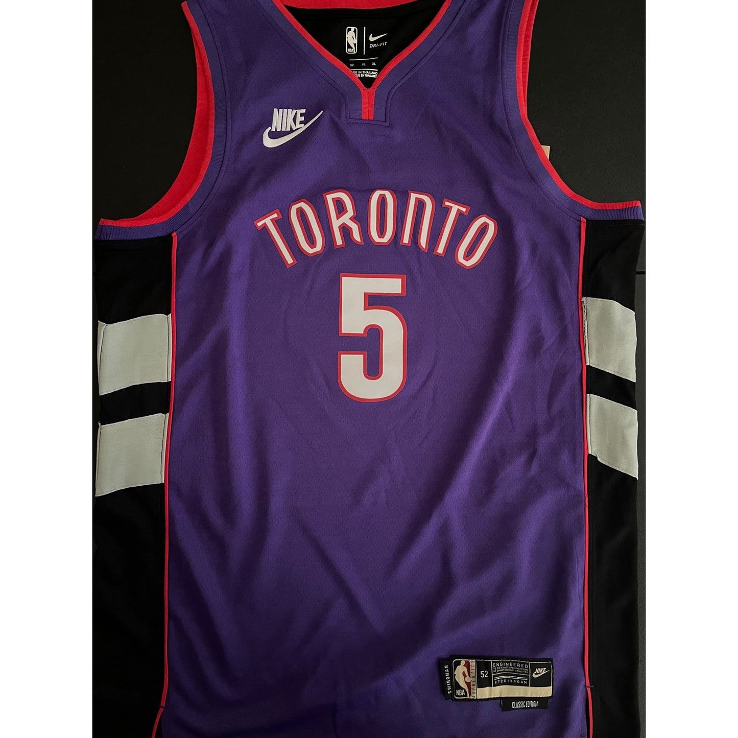 Immanuel Quickley Signed Toronto Raptors Jersey BAS Beckett COA