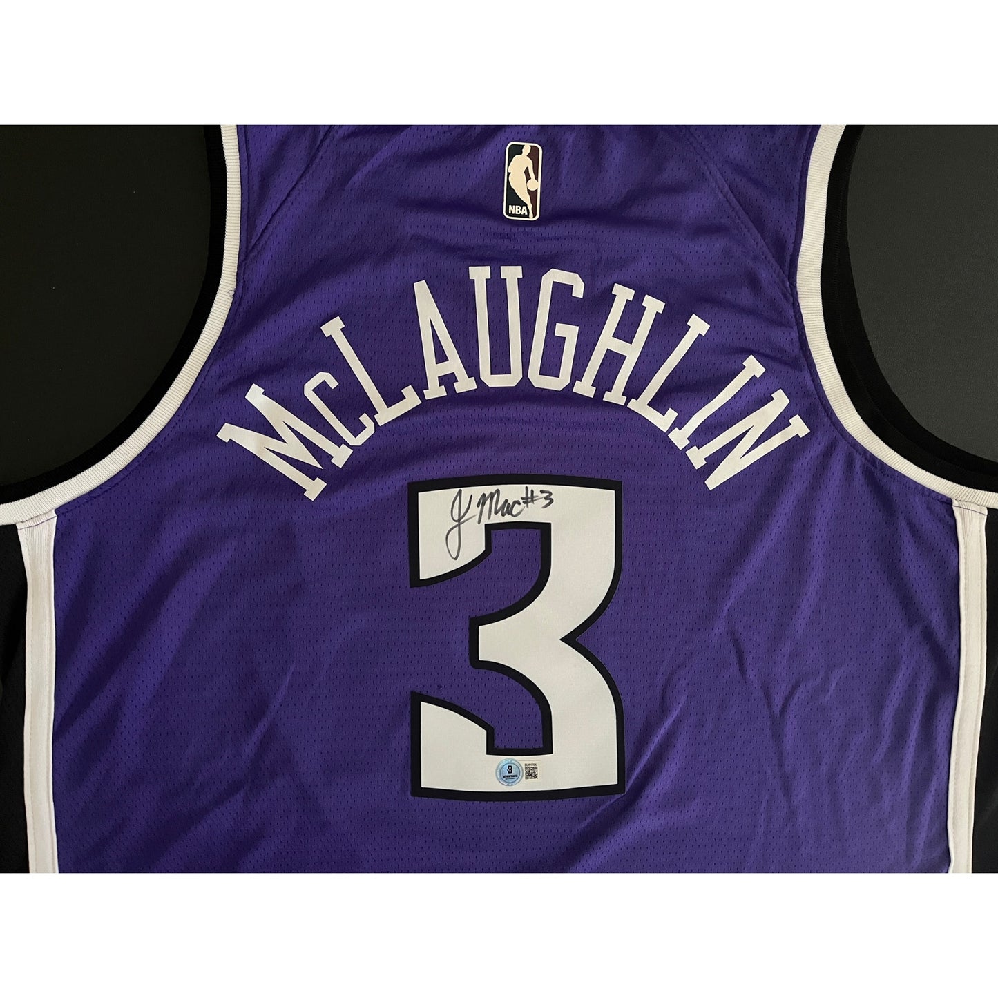 Jordan McLaughlin Signed Sacramento Kings Classic Edition Jersey BAS Beckett COA