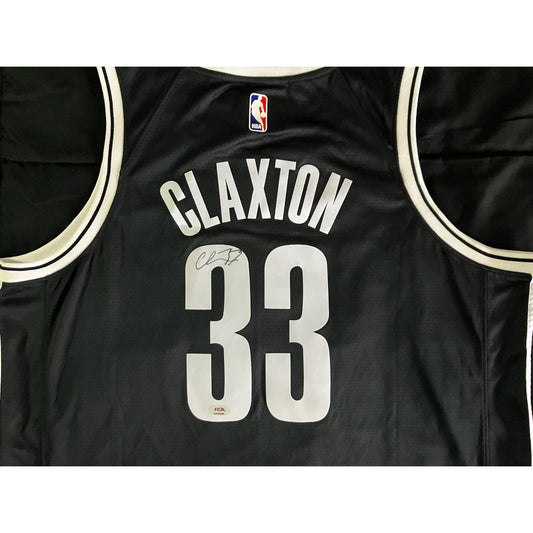 Nicolas Nic Claxton Signed Brooklyn Nets Jersey PSA/DNA COA