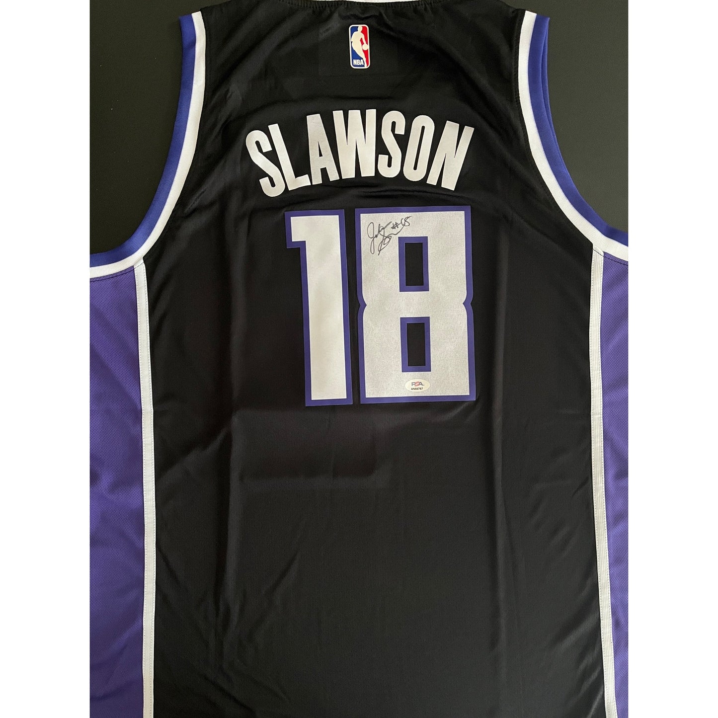 Jalen Slawson Signed Sacramento Kings Jersey PSA/DNA