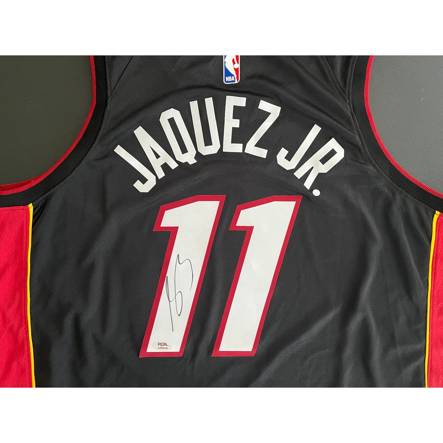 Jaime Jaquez Jr. Signed Miami Heat Jersey PSA/DNA