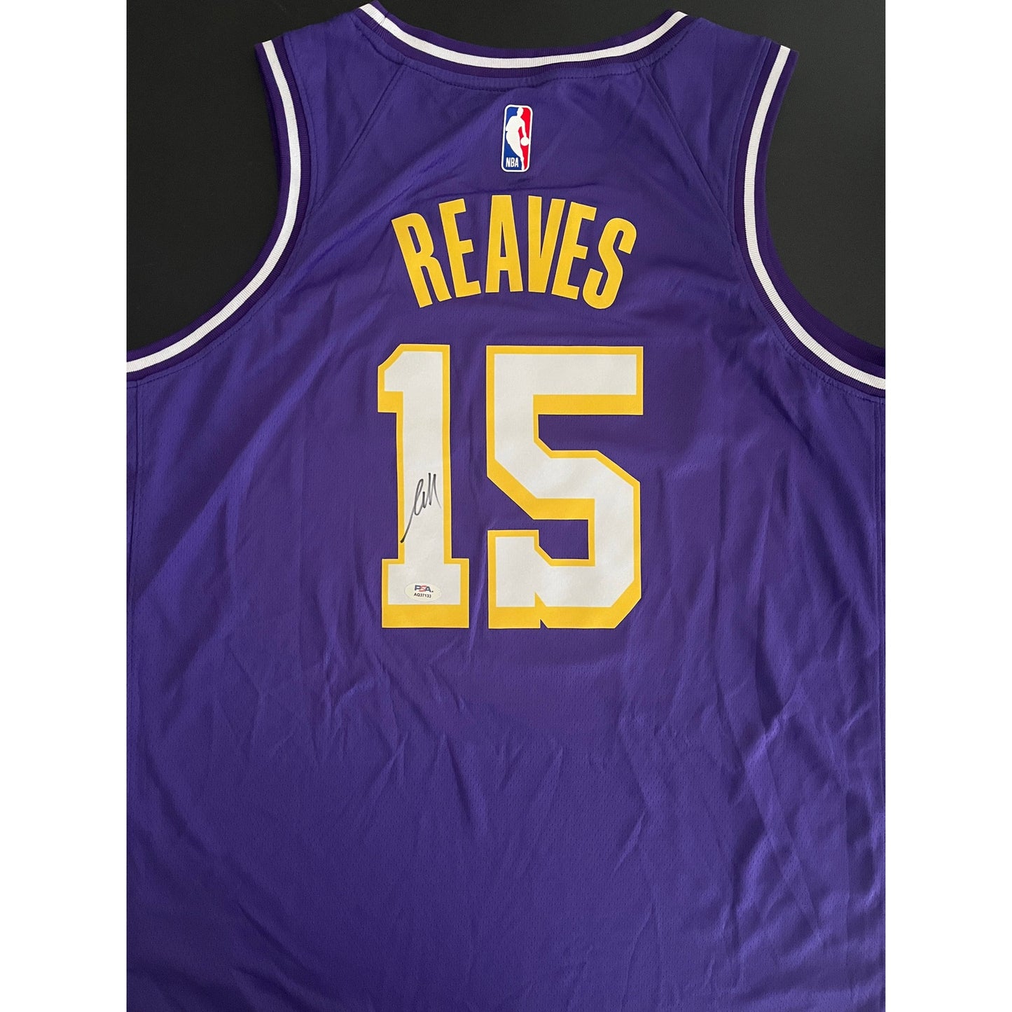 Austin Reaves Signed Los Angeles Lakers Jersey PSA/DNA