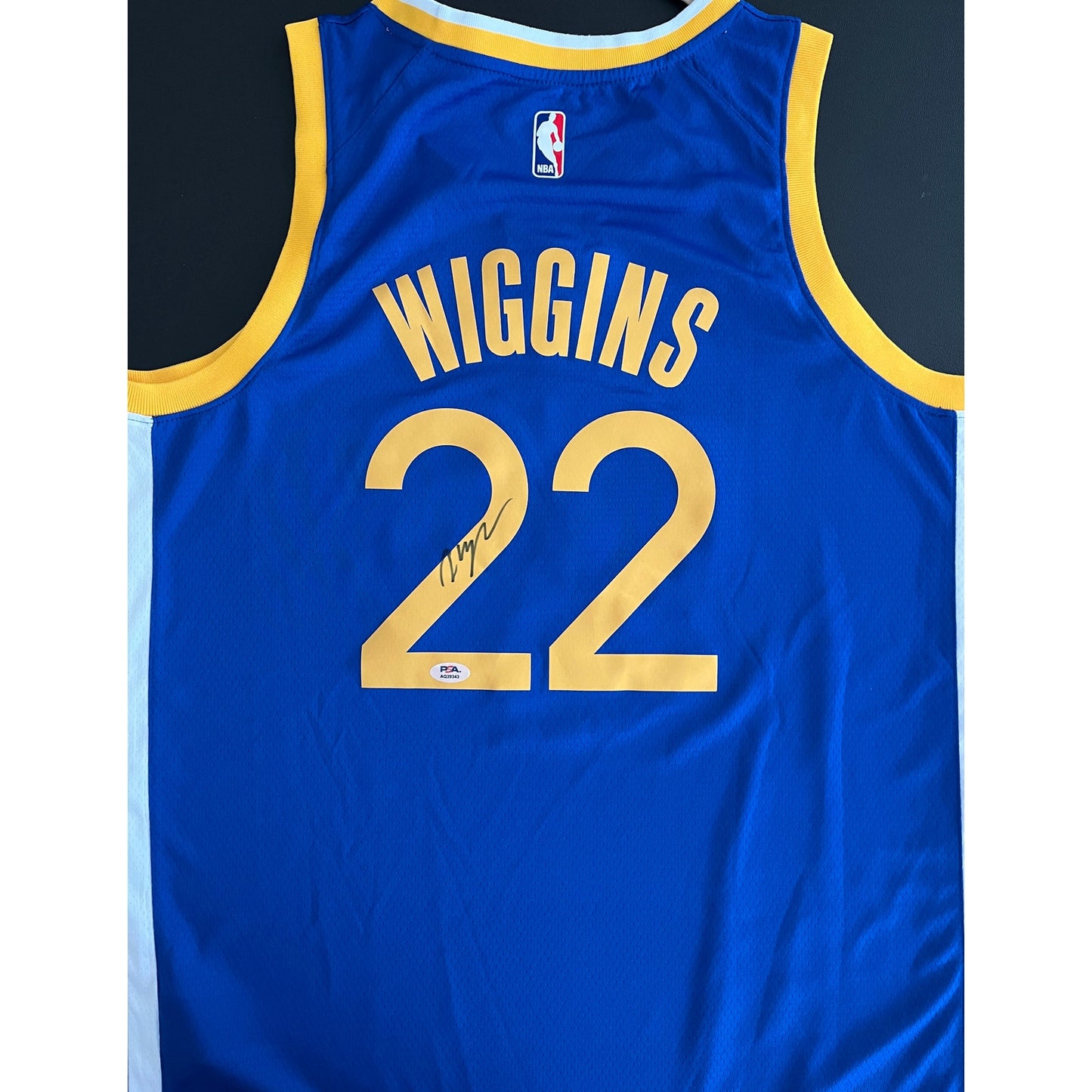 Andrew Wiggins Signed Golden State Warriors Jersey PSA/DNA