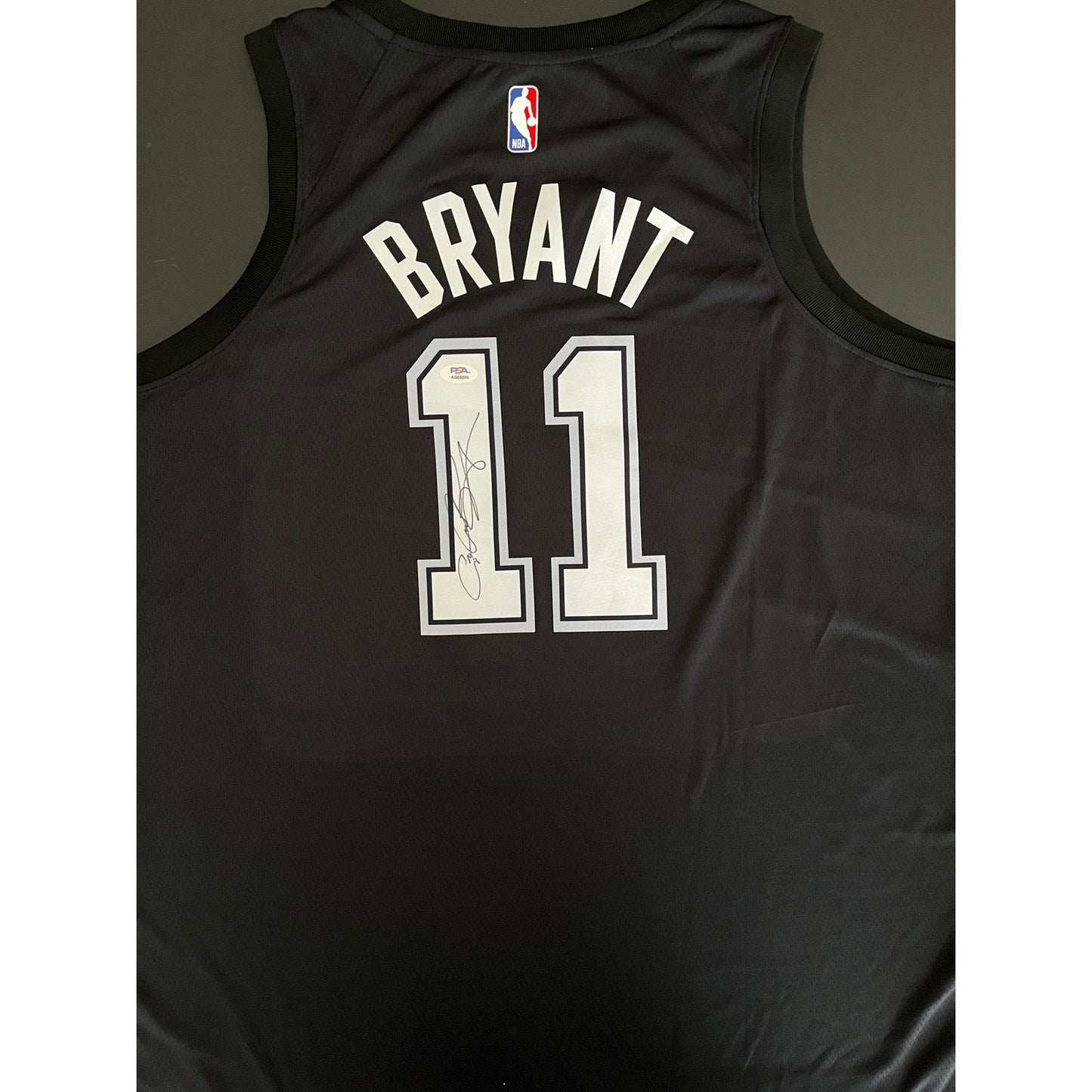Carter Bryant Signed San Antonio Spurs Jersey PSA/DNA