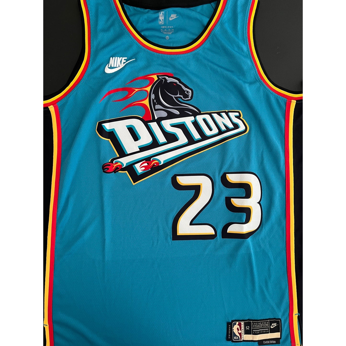 Jaden Ivey Signed Detroit Pistons Jersey 'John 3:4' Inscription PSA/DNA