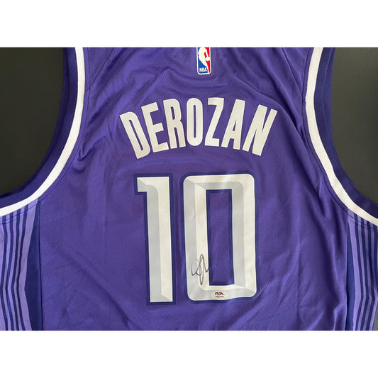 DeMar DeRozan Signed Sacramento Kings Jersey PSA/DNA