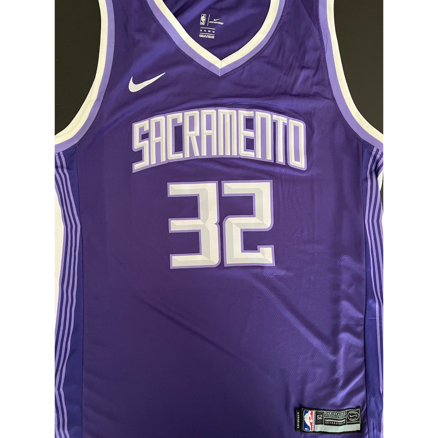 Dylan Cardwell Signed Sacramento Kings City Edition Jersey PSA/DNA