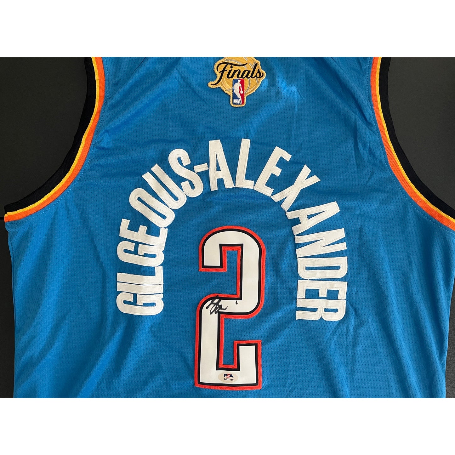 Shai Gilgeous Alexander Signed Oklahoma City Thunder Jersey PSA/DNA