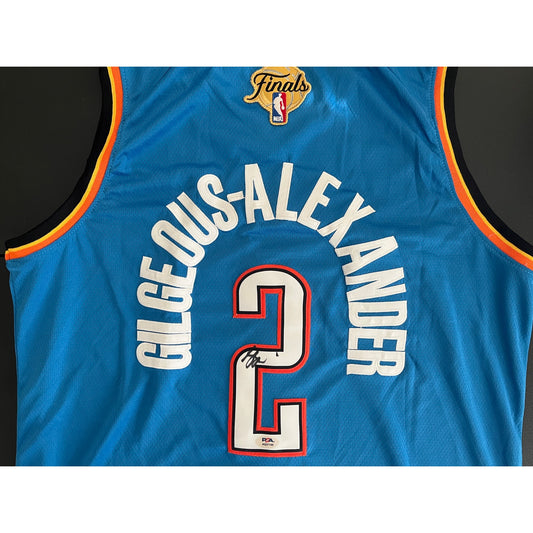 Shai Gilgeous Alexander Signed Oklahoma City Thunder Jersey PSA/DNA