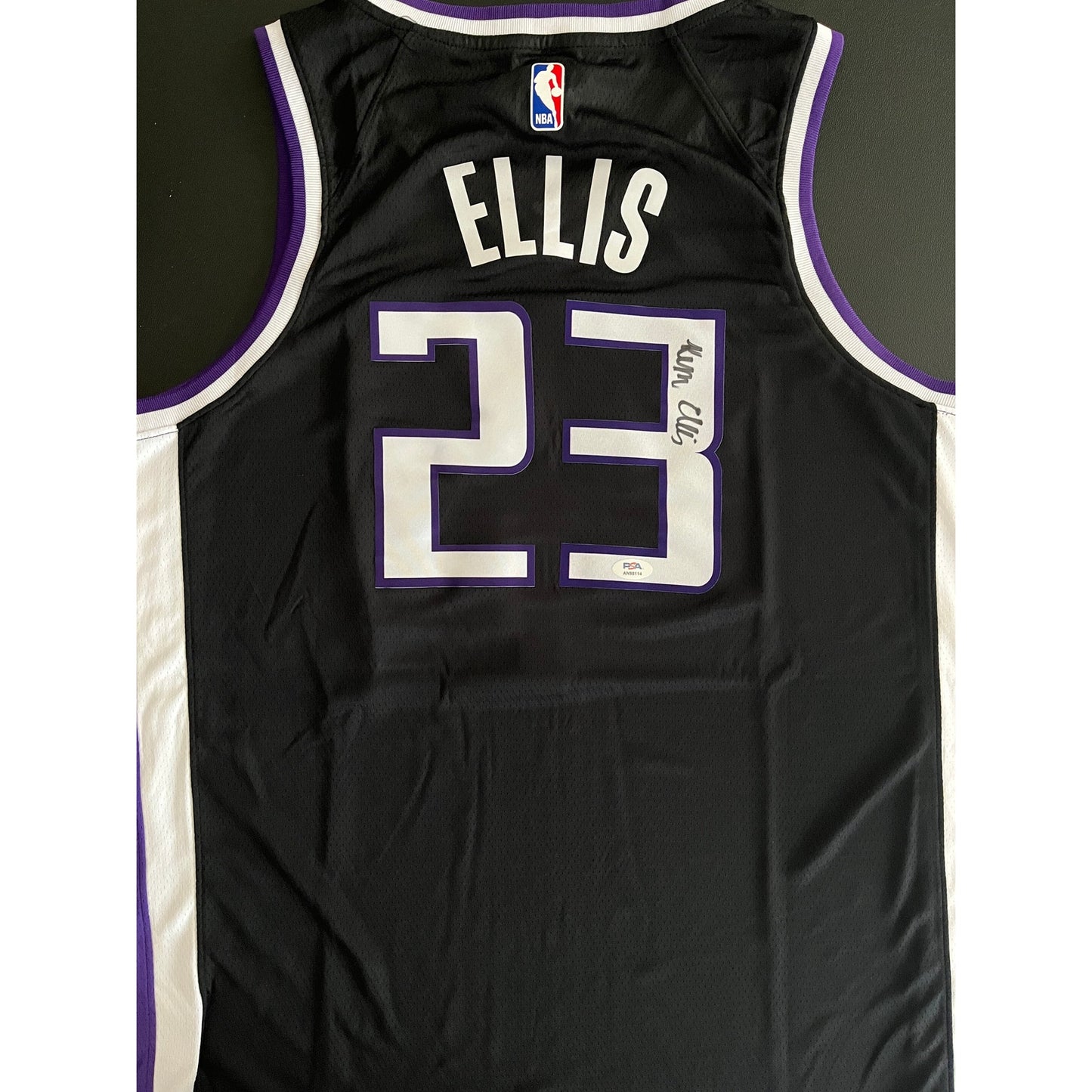 Keon Ellis Signed Sacramento Kings Jersey PSA/DNA