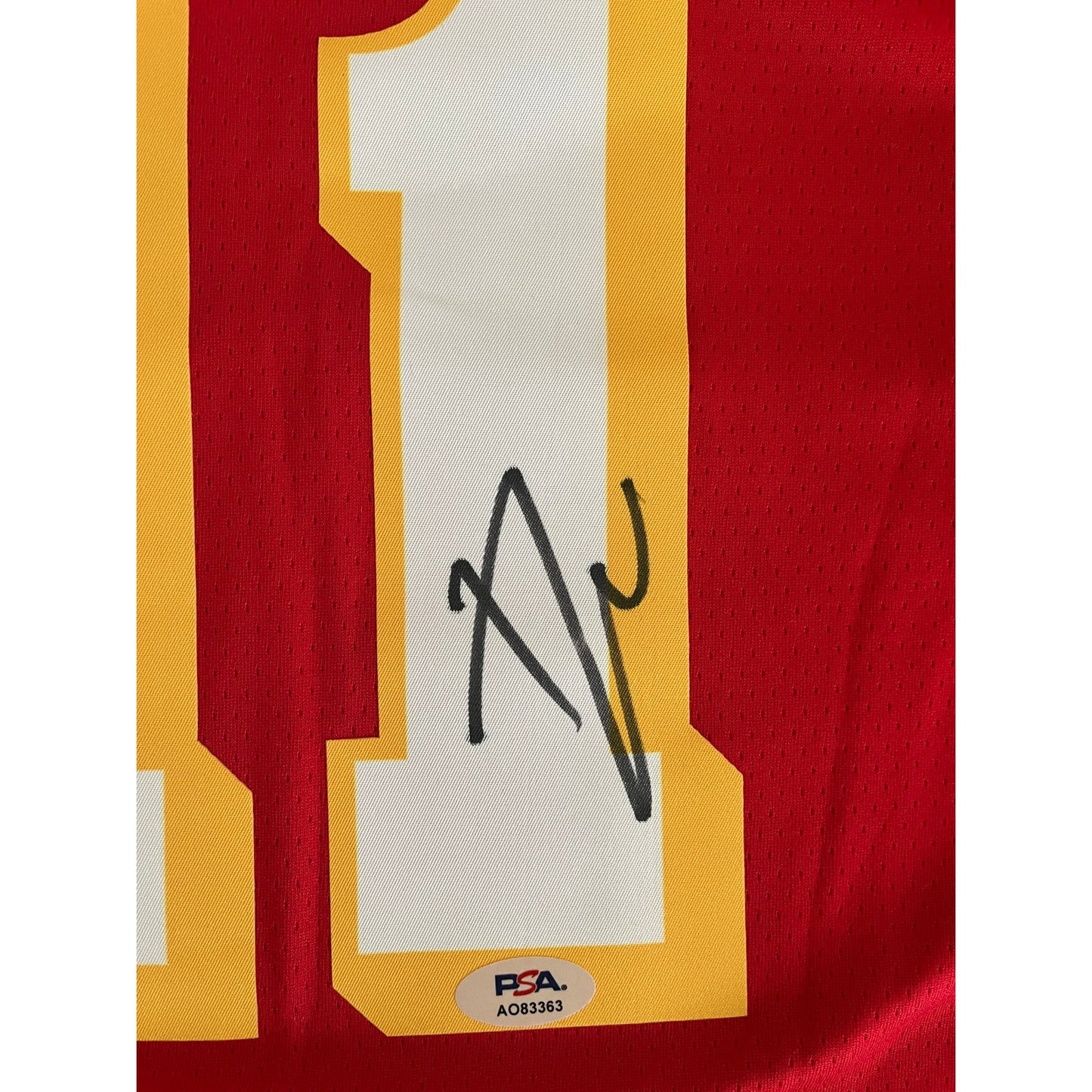 Trae Young Signed Atlanta Hawks Jersey PSA/DNA