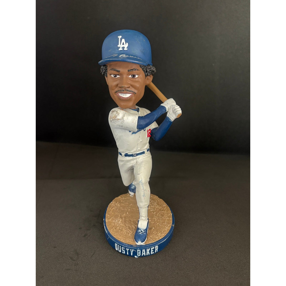 Dusty Baker Signed Los Angeles Dodgers Bobblehead PSA/DNA