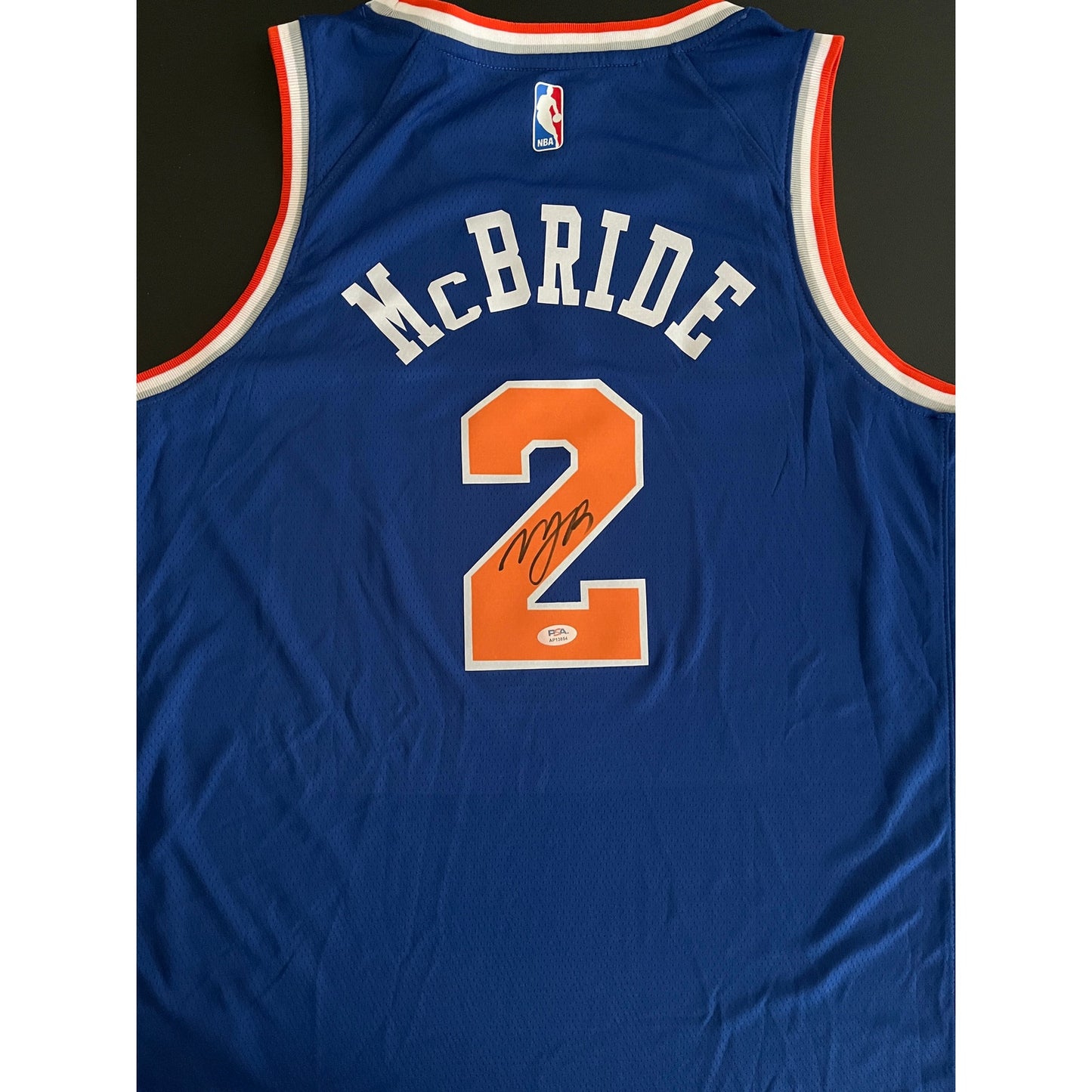 Miles McBride Signed New York Knicks Jersey PSA/DNA