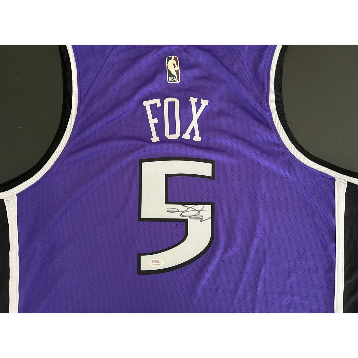 De'Aaron Fox Signed Sacramento Kings Classic Edition Jersey PSA/DNA