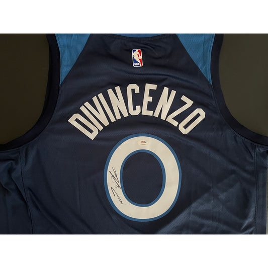 Donte DiVincenzo Signed Minnesota Timberwolves Jersey PSA/DNA