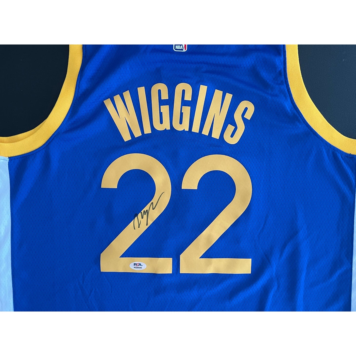 Andrew Wiggins Signed Golden State Warriors Jersey PSA/DNA