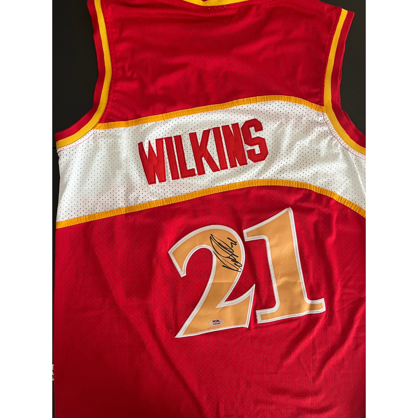 Dominique Wilkins Signed Atlanta Hawks Jersey PSA/DNA
